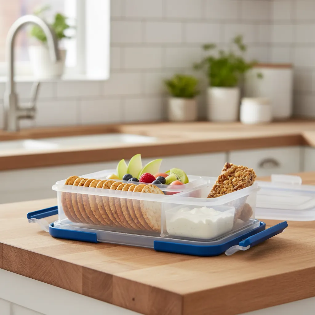 A variety of kid-friendly gluten free snacks nz packed in a bento lunchbox