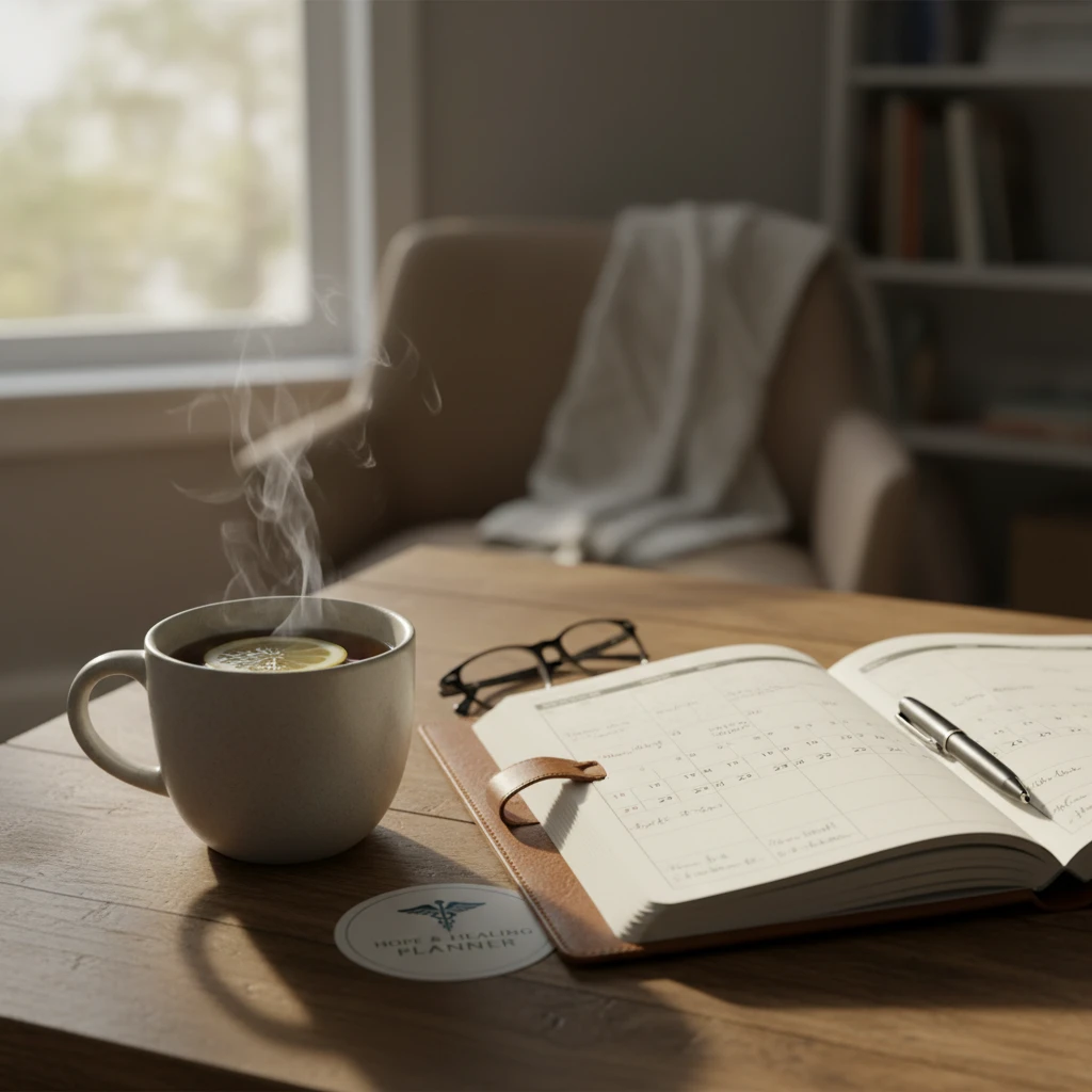 Journaling regarding health diagnosis