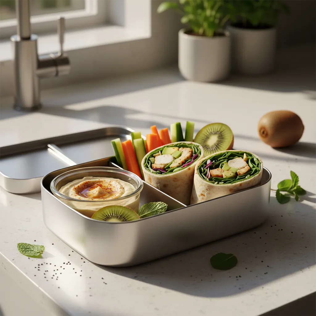 Healthy gluten free school lunches NZ bento box example