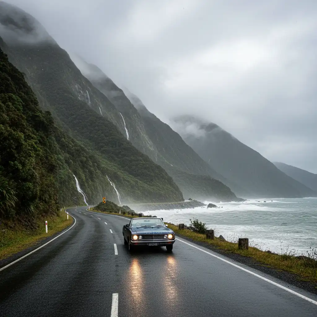 Driving the remote West Coast of New Zealand's South Island