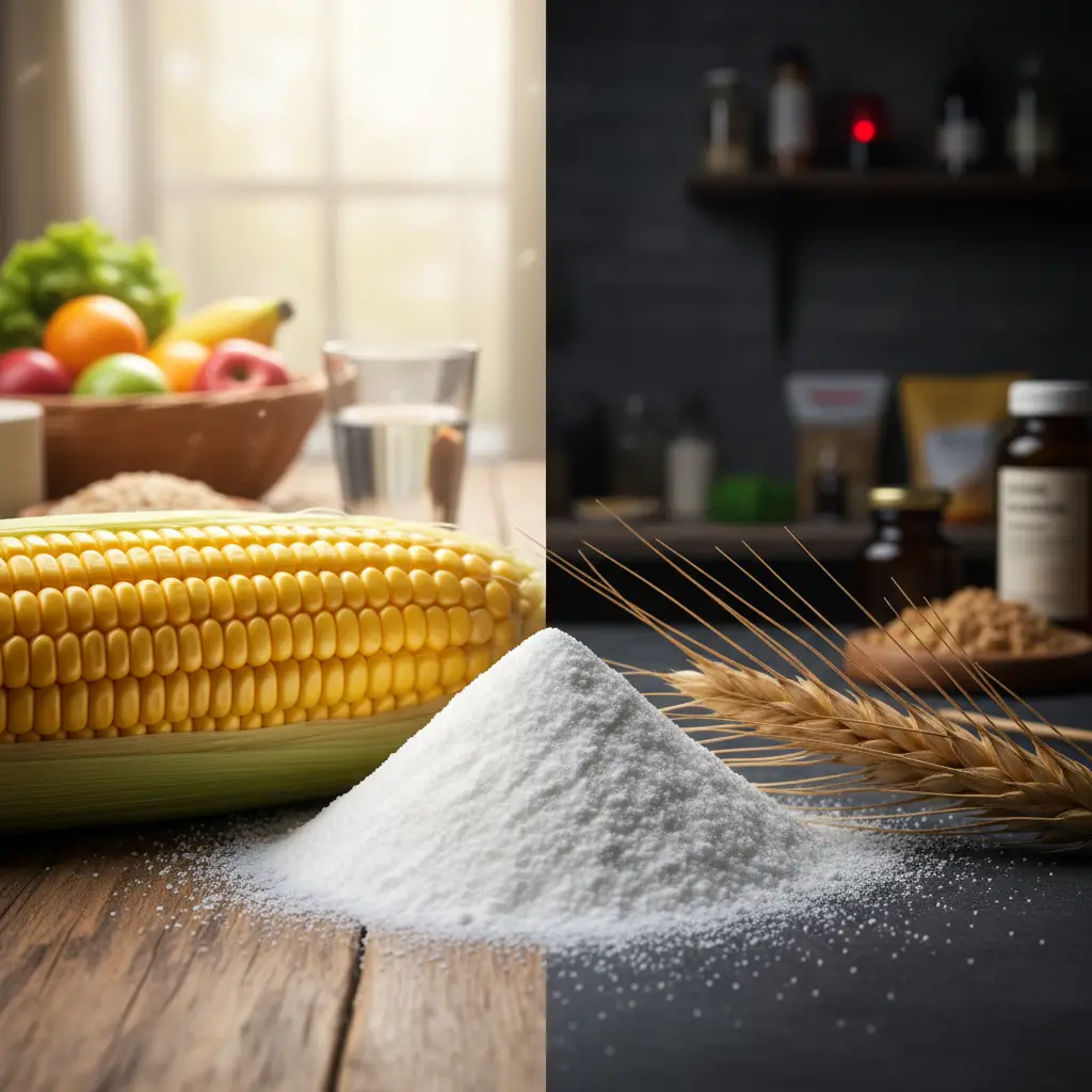 Corn and wheat sources of maltodextrin