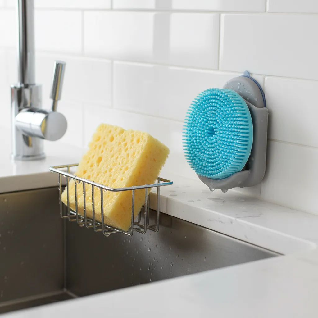 Color coded sponges to prevent gluten cross contact