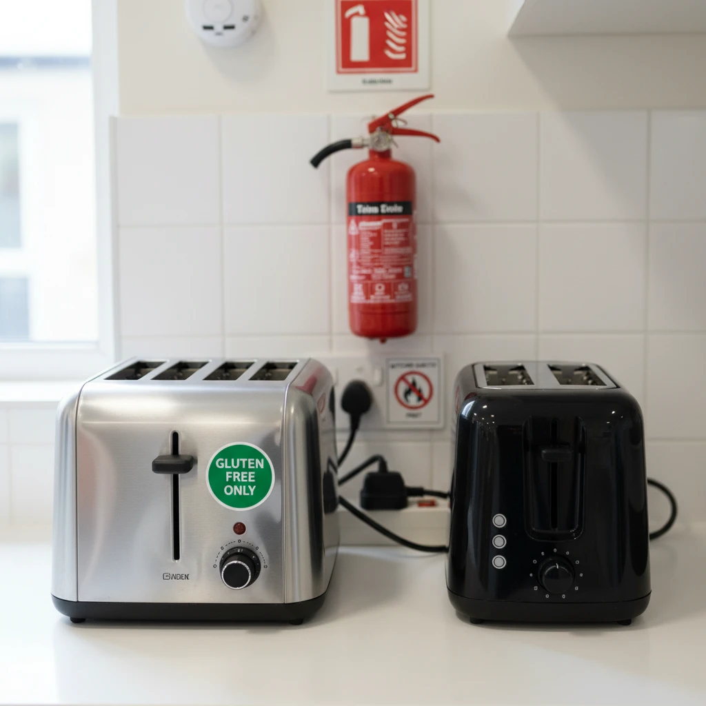 Separate toasters to prevent cross-contamination