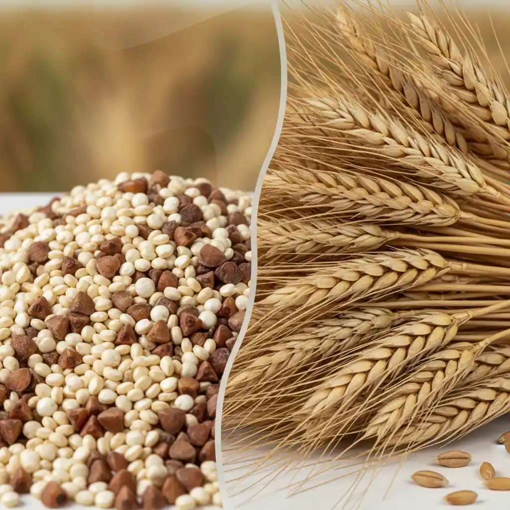Healthy gluten free grains vs wheat and barley
