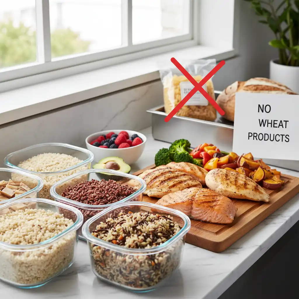 Gluten-free meal preparation and grain alternatives