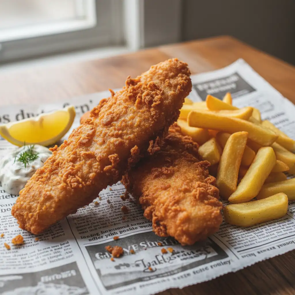 Homemade gluten free fish and chips NZ style