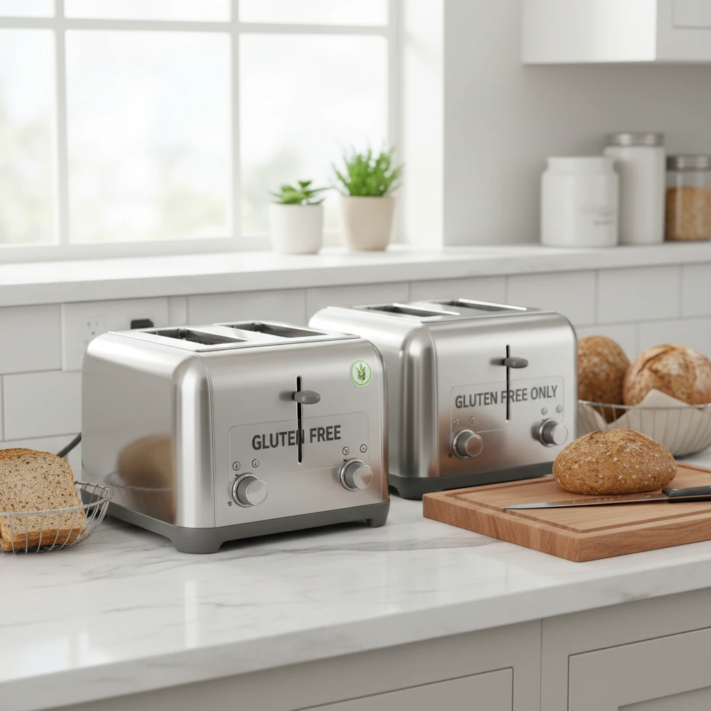 Separate toasters for gluten-free safety in mixed household