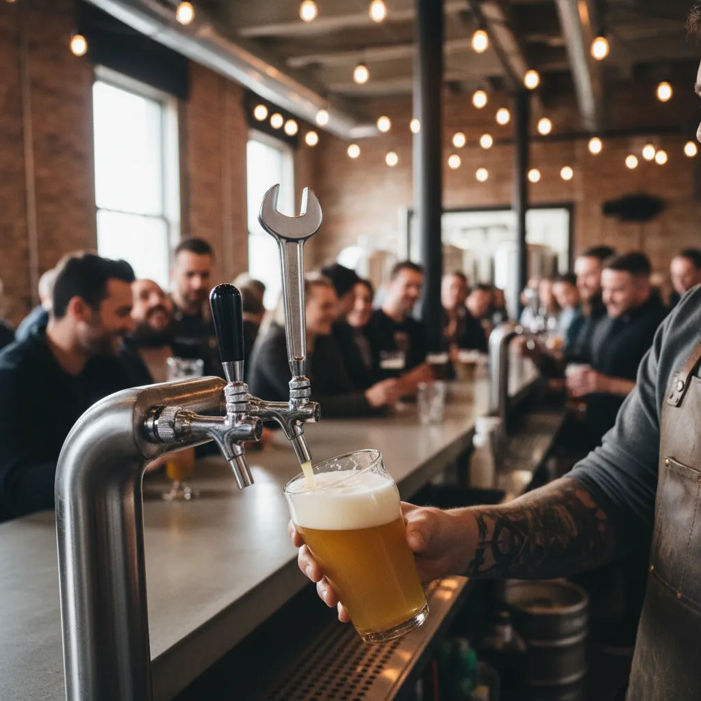 Craft Beer Tap Pour