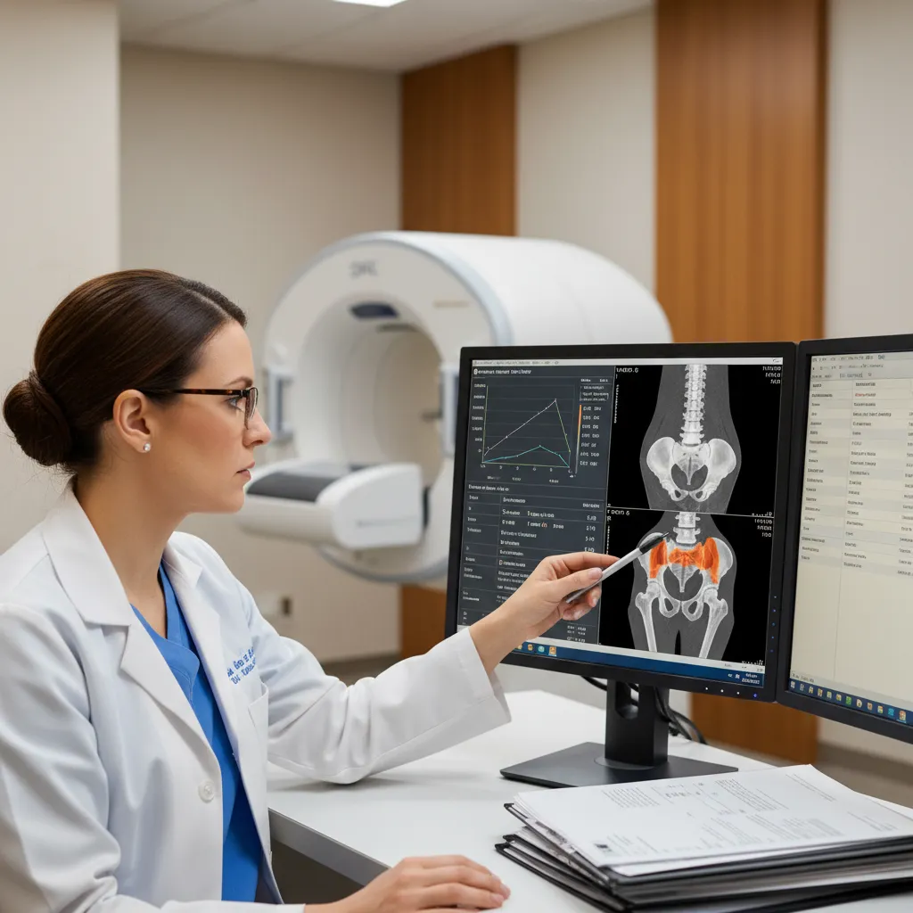 Bone density scan review for coeliac management