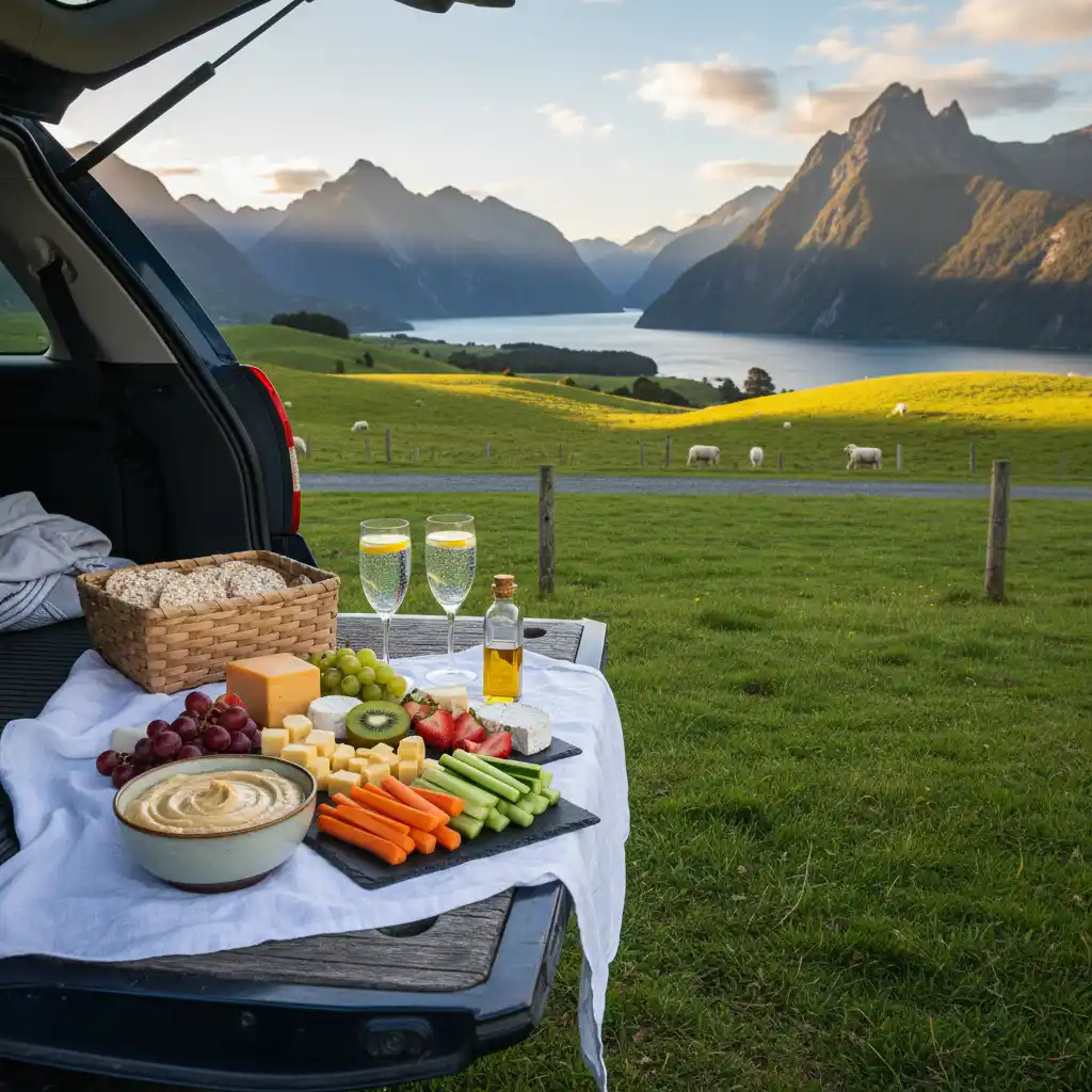 Fresh gluten free picnic snacks