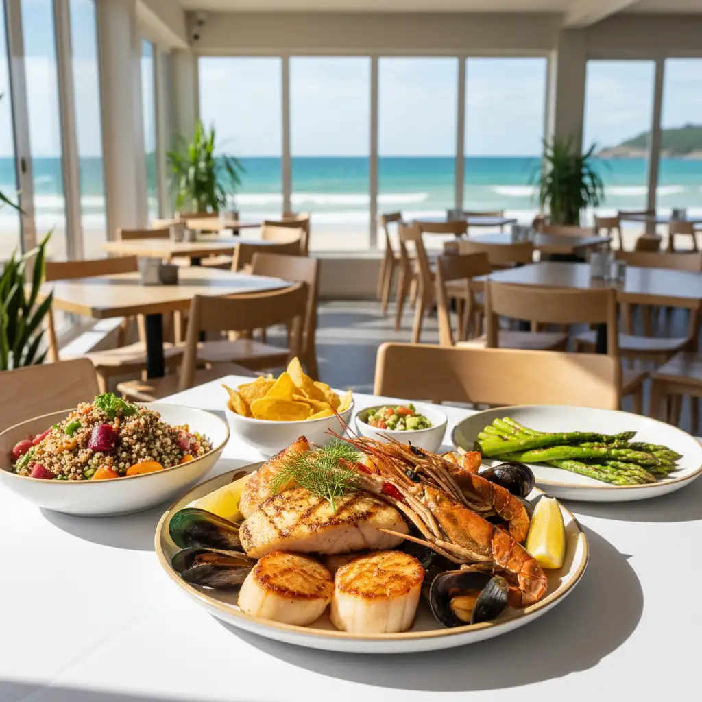 Fresh gluten-free seafood dining in regional New Zealand