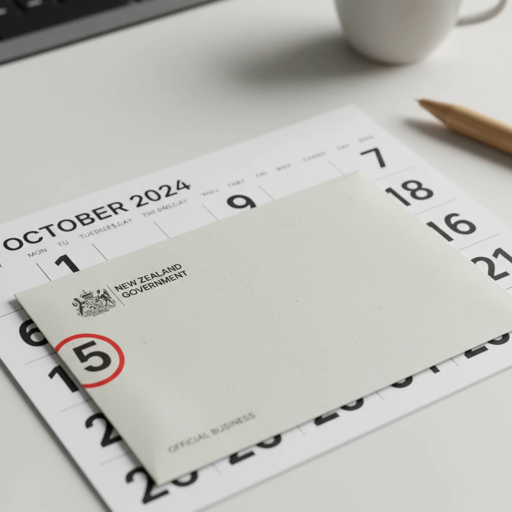 Calendar marking the date for WINZ Disability Allowance review