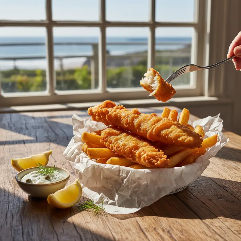 Safe gluten free fish and chips Christchurch