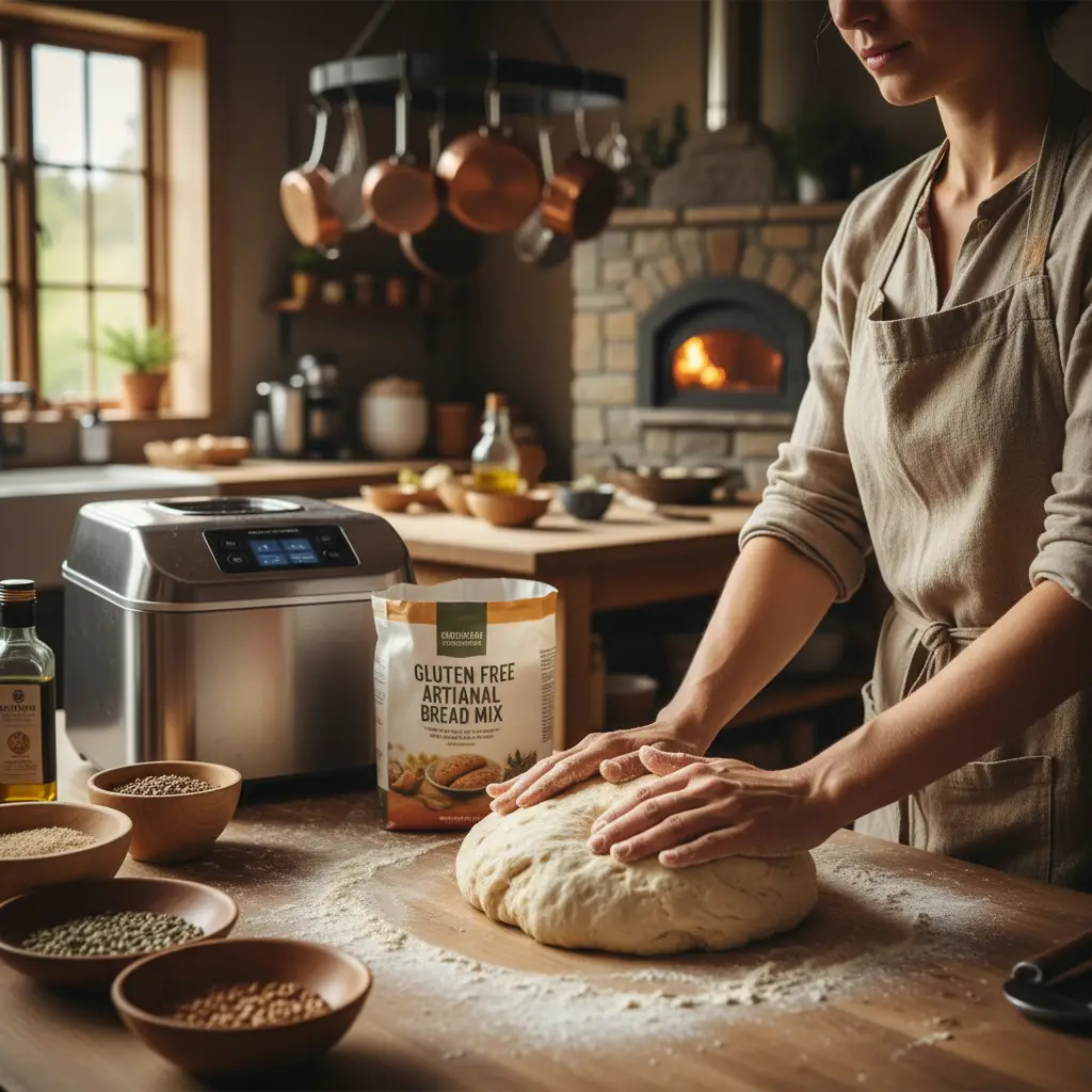 Baking bread using Pharmac funded gluten free bread mix