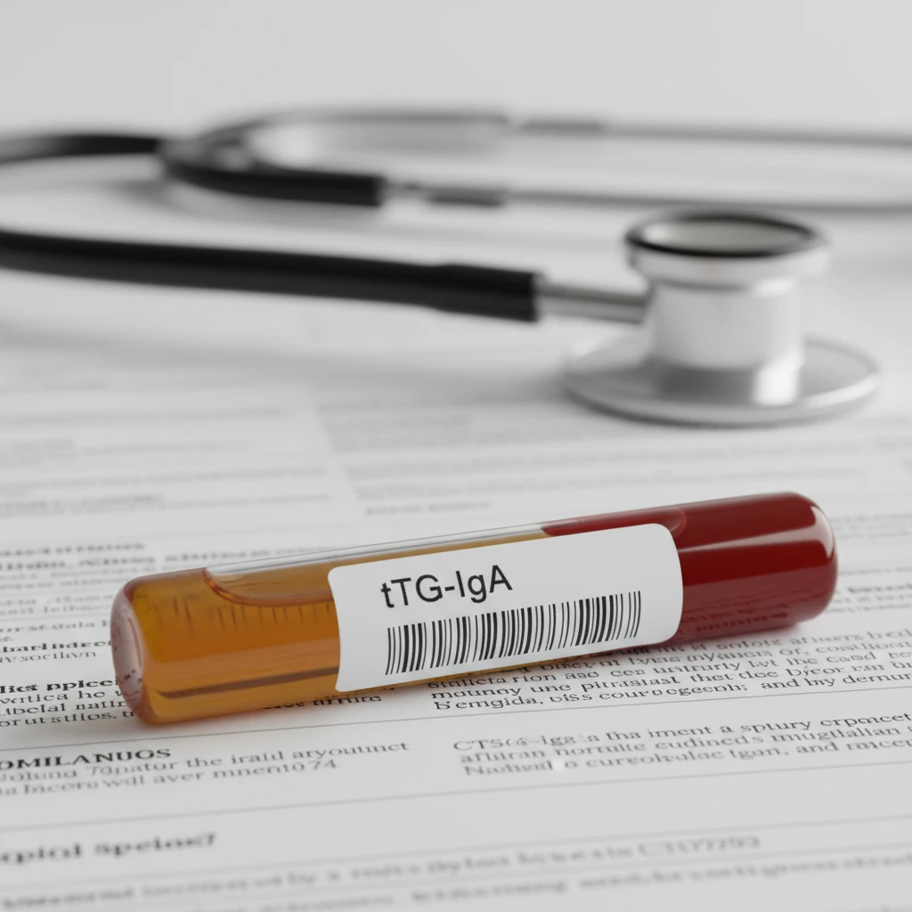 Medical testing for celiac disease antibodies