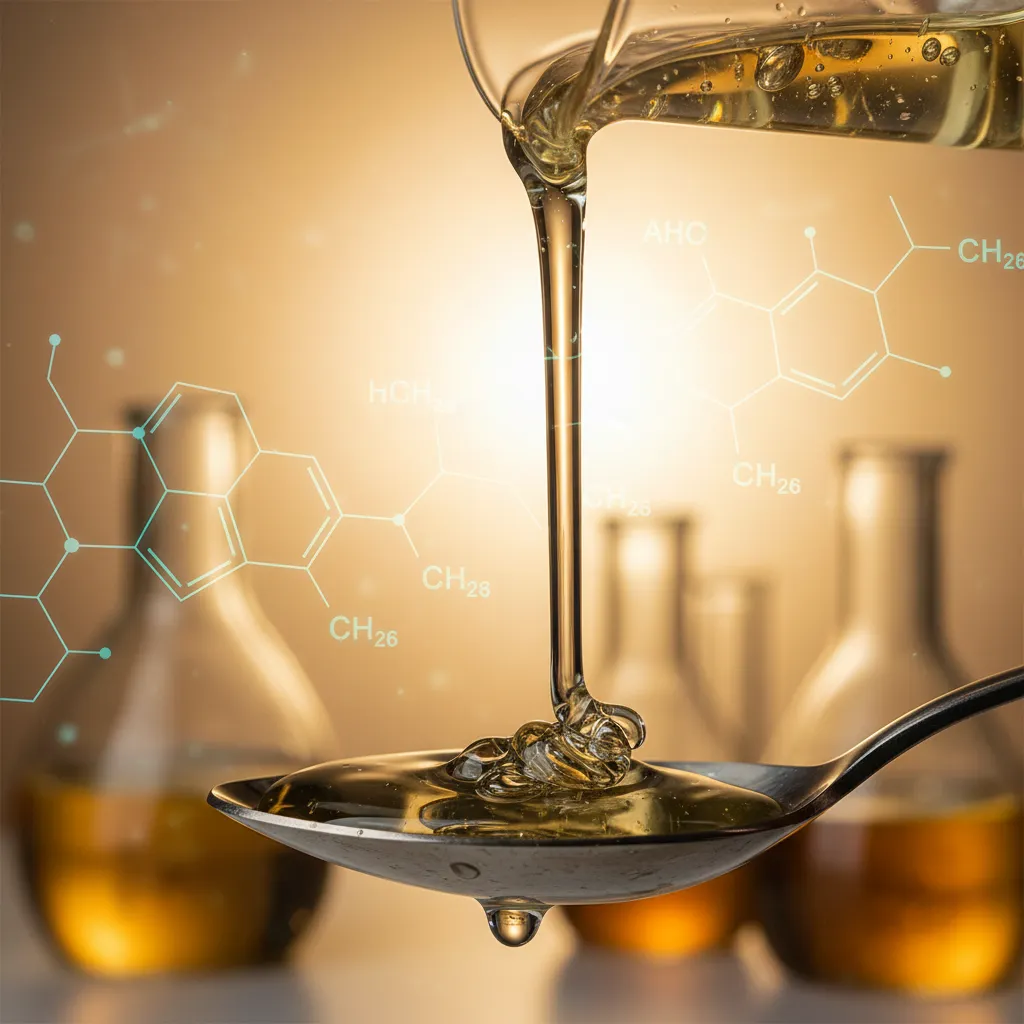 Glucose syrup pouring