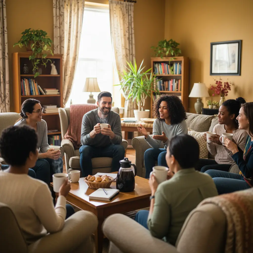 Celiac disease support group meeting